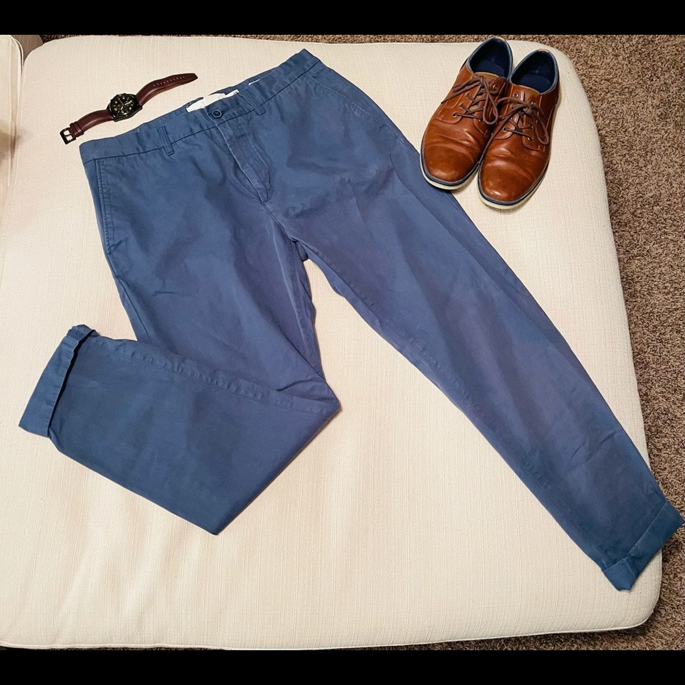 H&M 34/30 Navy blue Men’s Dress Pants, SMOKEFREE HOME, Not worn.
